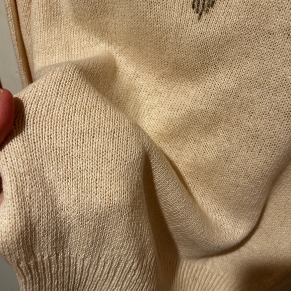 Vintage Raqul silk/angora sequin sweater - Picture 5 of 7